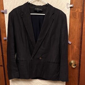 Ralph Lauren Vintage Navy Linen Jacket